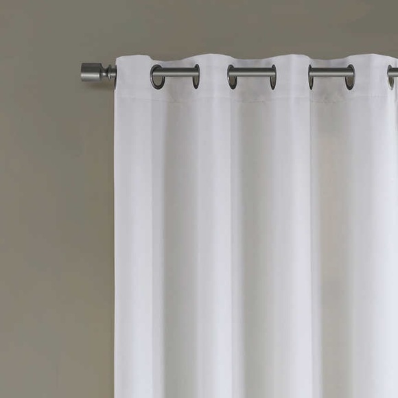 Beautyrest Black Luxurious Magnetic Closure Window Curtain, 2-Pack - Picture 6 of 16